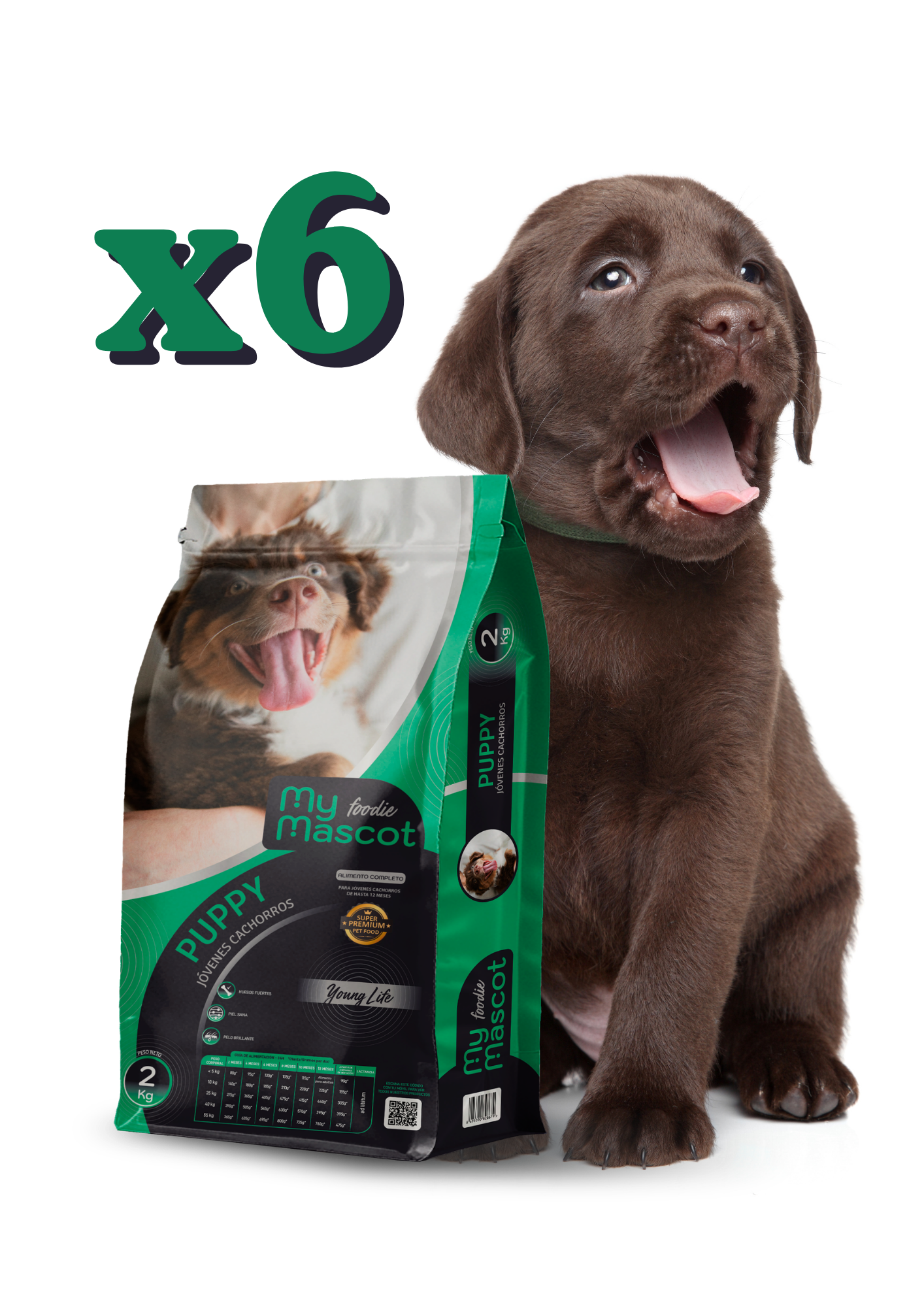 PACK 6 Puppy Pollo & Ternera 2 kg