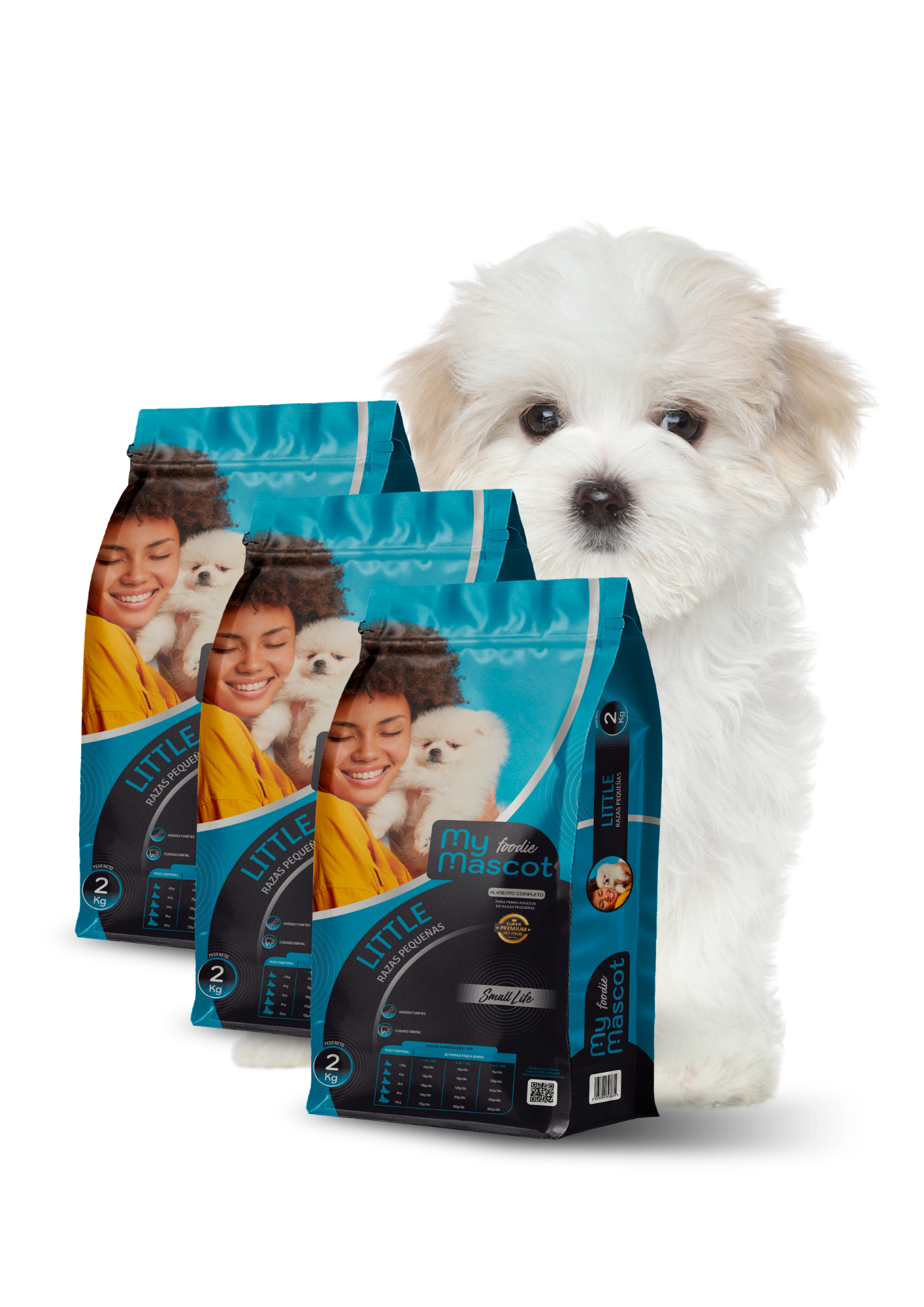 PACK 3 Little Razas Pequeñas Pollo & Ternera 2 kg