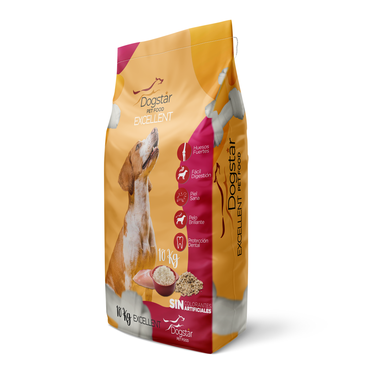 Pienso DogStar Excellent para Perros Adultos con Pollo y Ternera